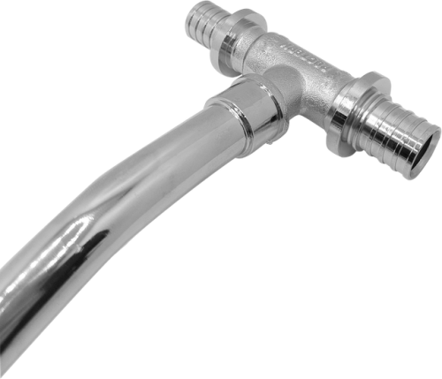 Тройник радиаторный РОСТерм 16x15x16 L-250мм PE-x 161516T-25