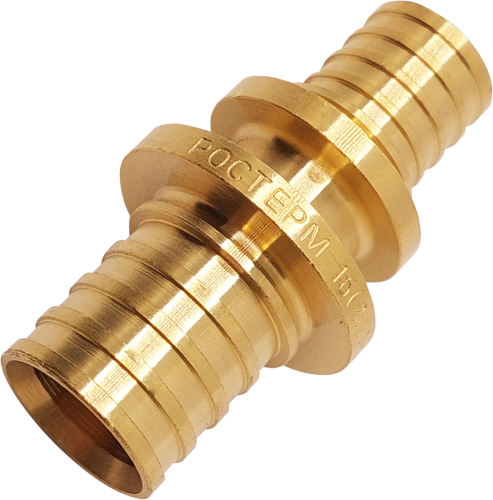Муфта переxодная РОСТерм 20x16 латунь PE-x 1620COUPBR
