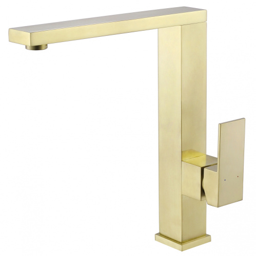 Смеситель для кухни ABBER Daheim AF8214G для кухни, золото матовое