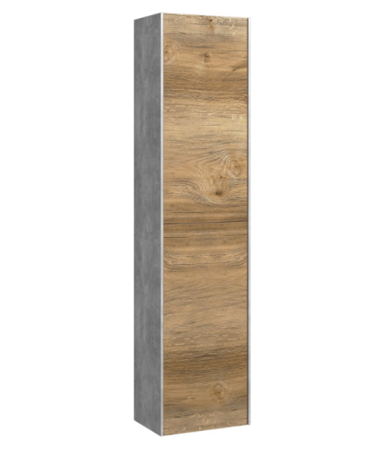 Пенал AQWELLA Mobi 36,5 Бетон светлый MOB0535BS+MOB0735DB