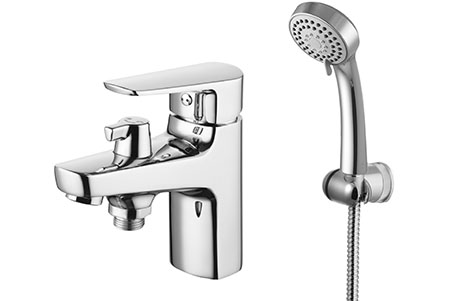 Смеситель для ванны SMARTsant Смарт-Инлайн SM103509AA хром, на борт ванны