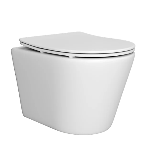 Подвесной унитаз Abelsberg Element TornadoFlush ELC70701WH, белый глянец