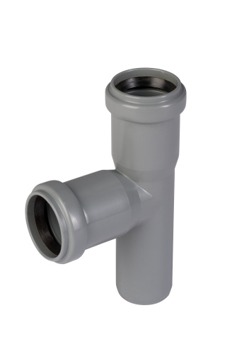 Тройник 32x87° прямой, PP HTEA Ostendorf внутренняя канализация