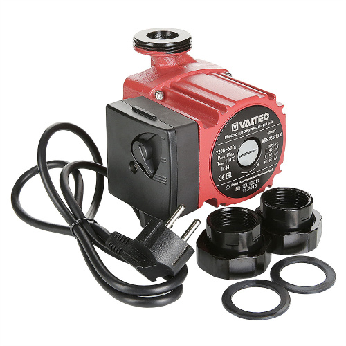 Циркуляционный насос Valtec VRS 25/6-130 мм, до 55 л./мин., три режима (скорости)