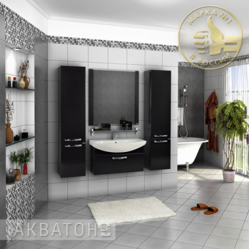 Зеркало Акватон Ария 80 черный 1A141902AA950