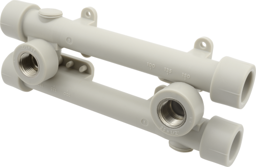 Водорозетки проходные на планке FV-plast 25x1/2"В полипропилен AA221025012