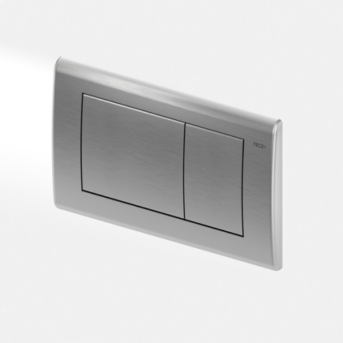 Смывная клавиша двойная TECE planus нержавеющая сталь 9240320