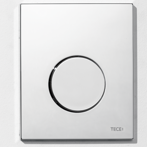 Смывная клавиша для писсура TECE loop 9242650  стекло белое, клавиша белая