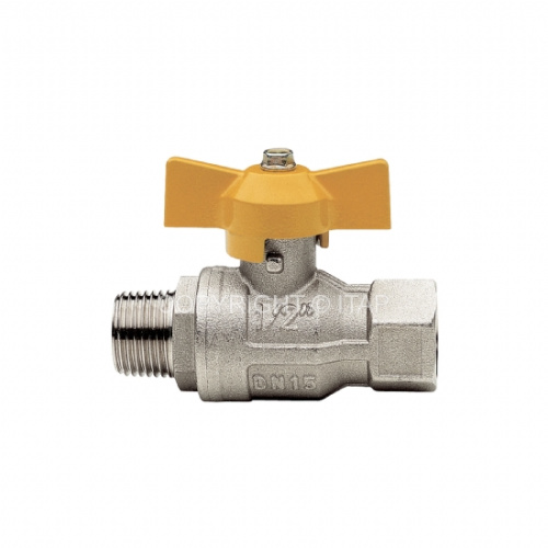 Кран шаровой 1"ВН для газа, ручка бабочка ITAP Berlin 073 1'