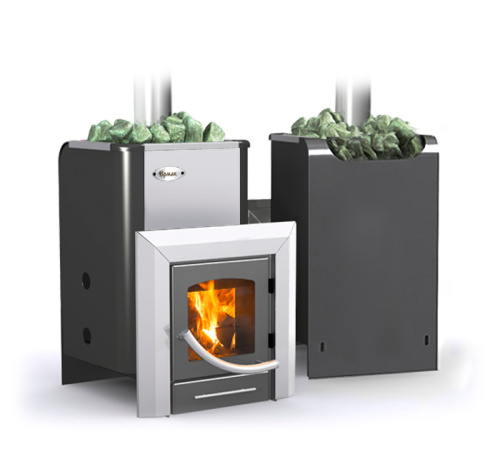 Дровяная банная печь Ермак-Элит 16-ПС