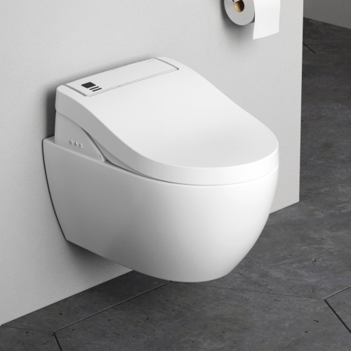 Подвесной унитаз-биде Am.Pm Awe C111739SC белый, электро-крышка биде, 3 режима