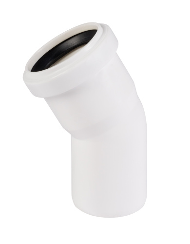 Отвод 50x30° белый, PP HTB Ostendorf внутренняя канализация