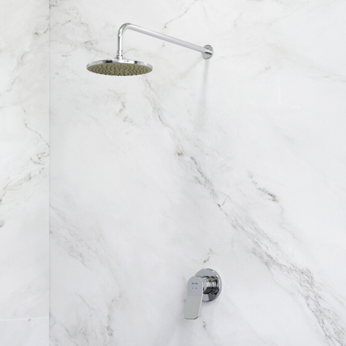 Встраиваемая душевая система Am.Pm X-Joy FB85A2R000 хром: смеситель, верхний душ 220 мм