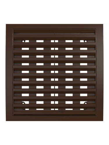1515РРПН кор, Решетка наружная ASA вентиляционная регулируемая 150х150, коричневая