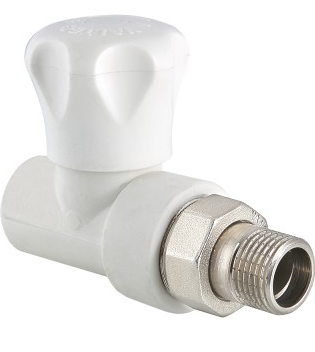 Клапан для радиатора прямой Valtec 20х1/2"Н полипропилен VTp.717.V.02004