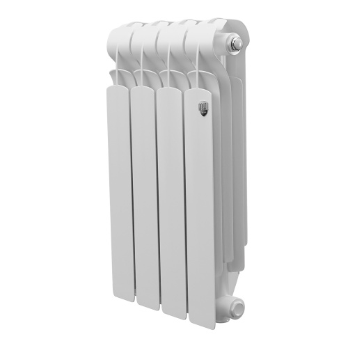 Алюминиевый радиатор Royal Thermo INDIGO A 500 - 4 секции, боковое, белый