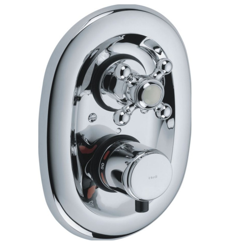 Смеситель для скрытого монтажа Kludi Adlon 517200520 Хром, запорный вентиль, неполный комплект