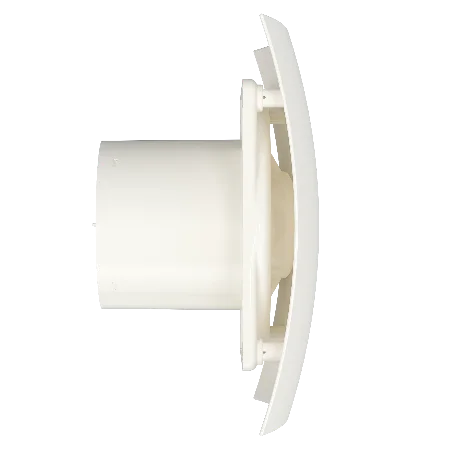 Вентилятор осевой вытяжной с обратным клапаном D 125 DiCiTi BREEZE 5C lvory, декоративный