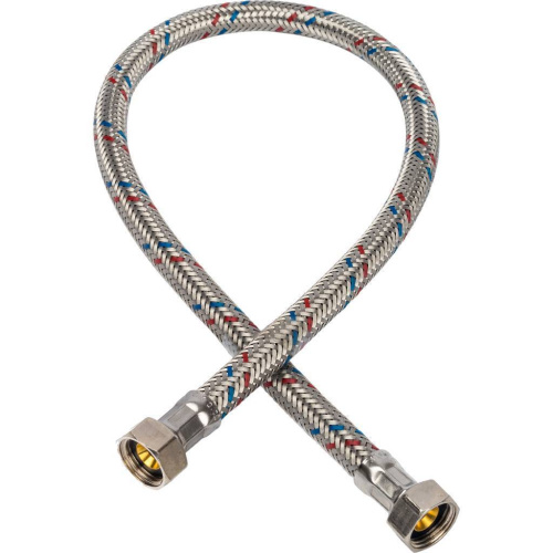 Подводка для воды 3/8" гайка-гайка, длина 60см Stout