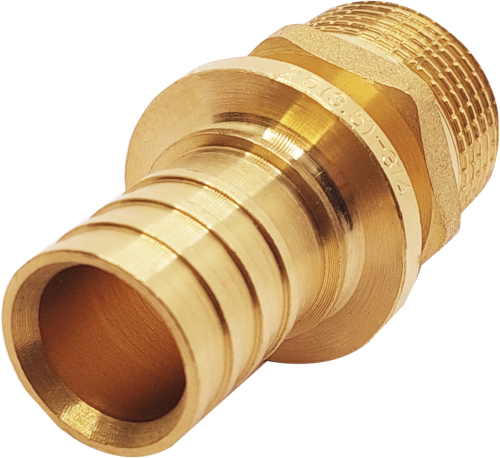 Соединитель РОСТерм 25x3/4"Н латунь PE-x 25COUP34EXT