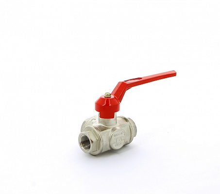 Кран трехходовой 1/2"ВВВ с T-переключением ITAP 128 1/2'T