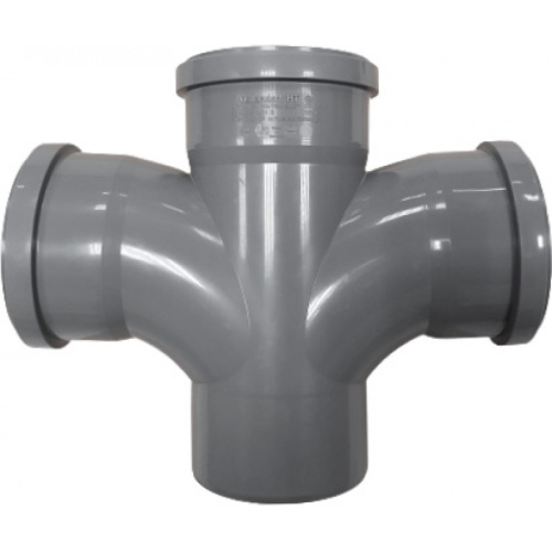 Крестовина 110x87° с плавным радиальным подключением одноплоскостная HTDAR Ostendorf