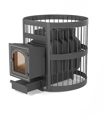 Чугунная печь для бани Везувий Легенда Ретро 24 Стандарт (ДТ-4С)