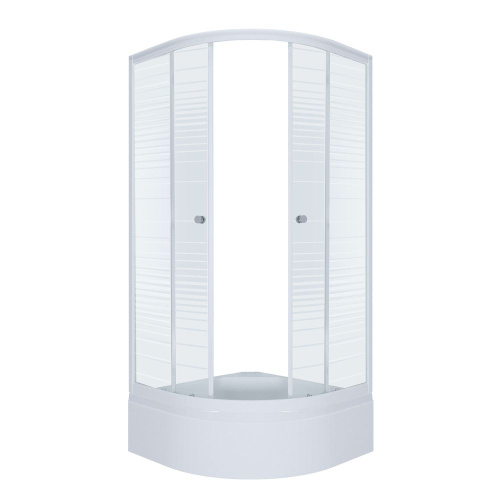 Душевая кабина 100x100 Triton Стандарт В1 стекло полосы DK170