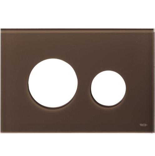 Панель для клавиш смыва TECE loop modular 9240678  стекло, кофейный