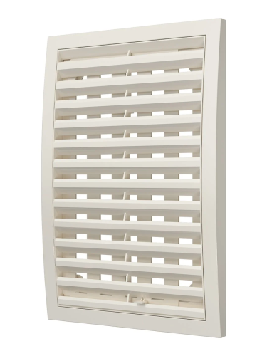 2030РРПН Ivory, Решетка наружная ASA вентиляционная регулируемая 200х300