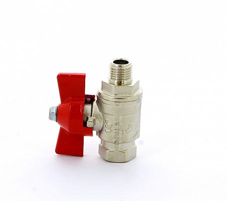 Кран шаровой 1/4"ВН ручка бабочка ITAP Ideal 093 1/4'