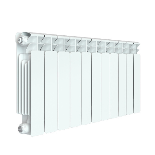 Биметаллический радиатор Rifar Base 350 - 11 секций, боковое, белый