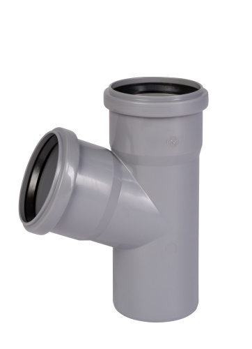 Тройник 75x67° косой, PP HTEA Ostendorf внутренняя канализация