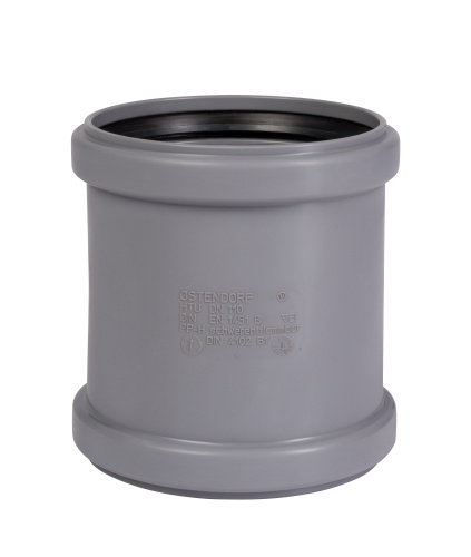 Муфта 110 надвижная, ремонтная HTU Ostendorf внутренняя канализация