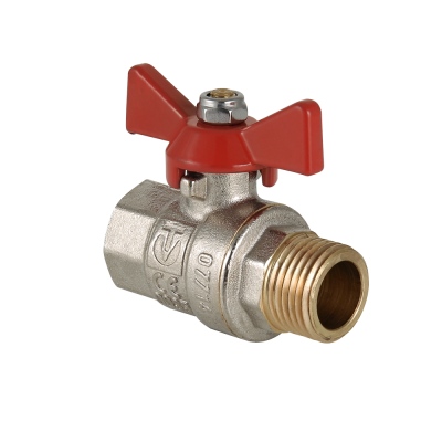 Кран шаровой 1"ВН ручка бабочка Valtec Base VT.218.N.06
