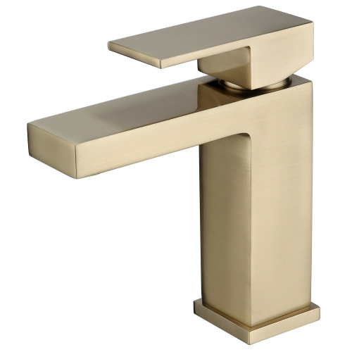 Смеситель для раковины ABBER Daheim AF8210G золото матовое