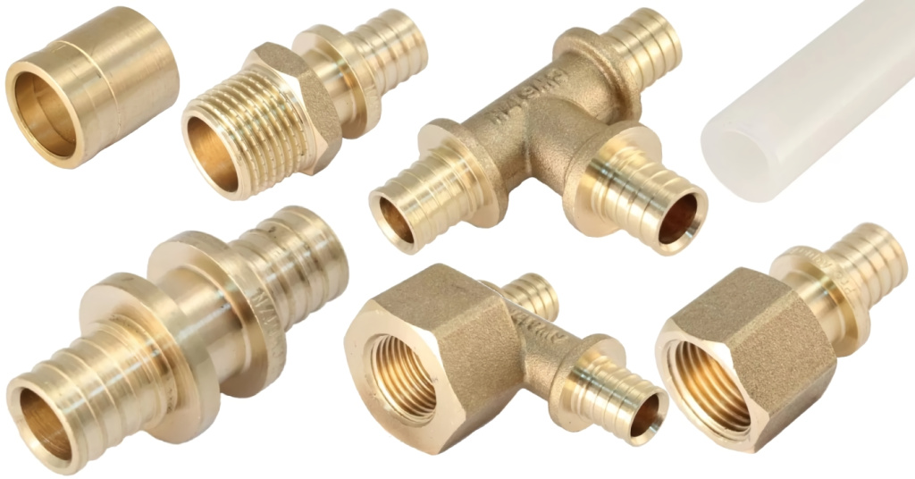 Фитинги для труб из сшитого полиэтилена