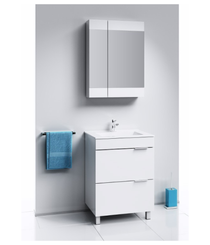 Тумба с умывальником AQWELLA Brig 60,5  Белый Br.01.06/2/W