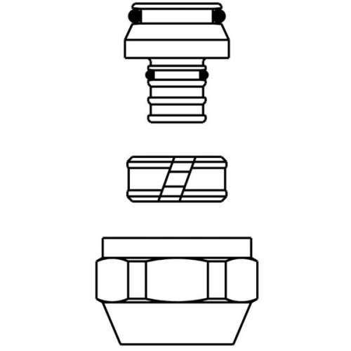 Концовка Cofit S 16х2.0х3/4 OVENTROP