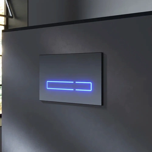 Инсталляция для унитаза Am.Pm Pro I012704.50A38 с сенсорной клавишей Touchless Pro стекло, черный