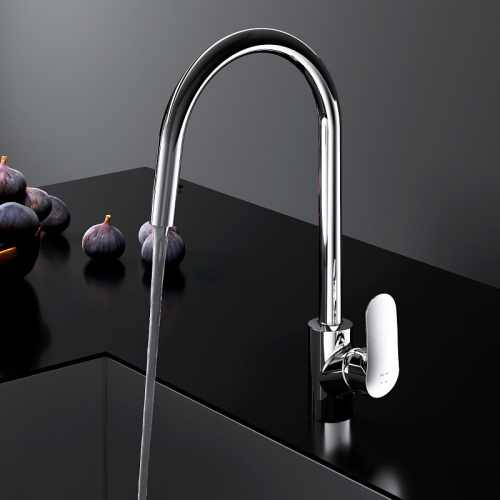 Смеситель для кухни AM.PM Like F8012000 с выдвижным изливом, хром