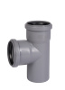 Тройник 75x87° прямой, PP HTEA Ostendorf внутренняя канализация