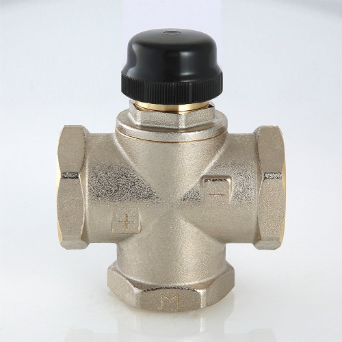 Клапан трехходовый смесительный 1" Valtec (с центральным смешиванием)