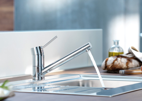 Смеситель для кухни Kludi Scope 339330575 хром, низкий