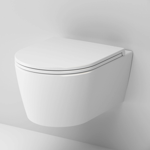 Подвесной унитаз Am.Pm Func C8F1700SC белый, FlashClean безободковый с сиденьем микролифт