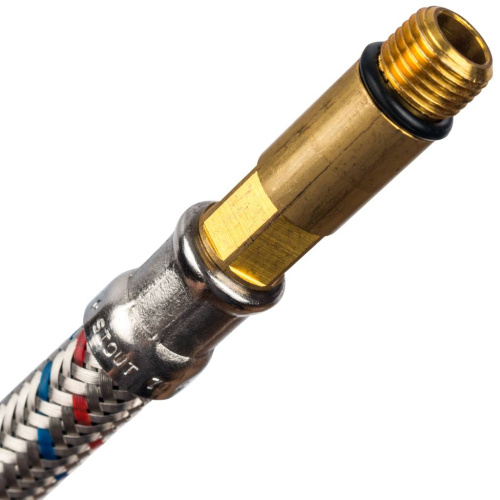 Подводка для смесителя 1/2"xM10(35мм) длина 50см Stout