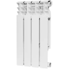 Биметаллический радиатор Rommer Plus Bm 500 - 4 секции, боковое, белый RAL9016
