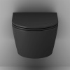 Подвесной унитаз Am.Pm Func C8F1700MBSC черный матовый, FlashClean безободковый с сиденьем микролифт
