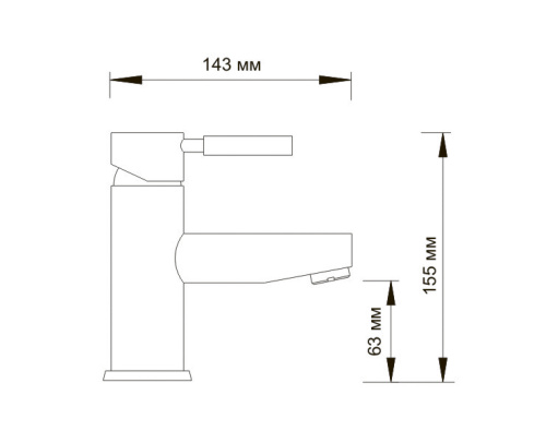 Смеситель WasserKraft Main 4103 для раковины