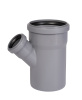 Тройник 110x50x45° косой, PP HTEA Ostendorf внутренняя канализация
